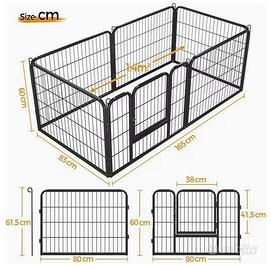 Recinto per cani cm 83 H 60