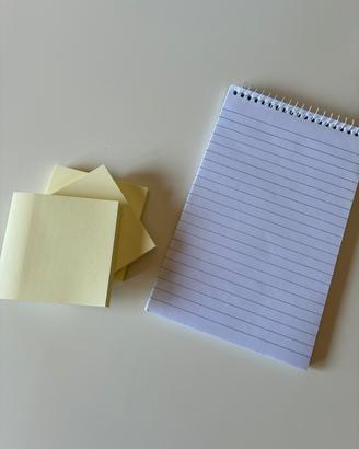 Post-It e Block Notes Appunti Bigliettini adesivi