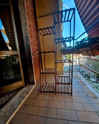Scaffale mobile legno porta vasi