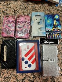 Cover telefoni nere e colorate