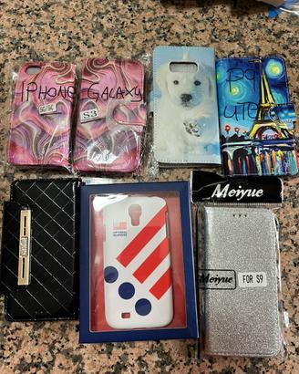 Cover telefoni nere e colorate