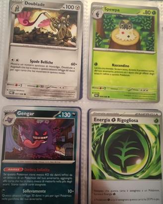 carte pokemon comuni e non comuni