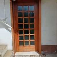 Portone in legno Douglas stile Inglese