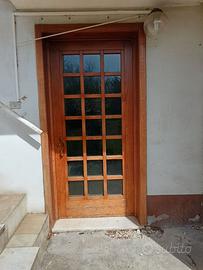 Portone in legno Douglas stile Inglese