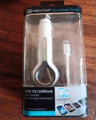 caricatore per cellulare da car