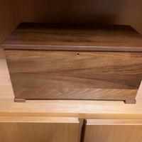 Cassetta scrigno cassa noce nazionale 40x20x22