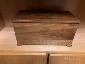 Cassetta scrigno cassa noce nazionale 40x20x22