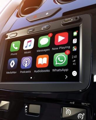 Navigatore carplay androidauto originale dacia dab