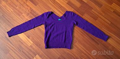 Maglione Benetton viola