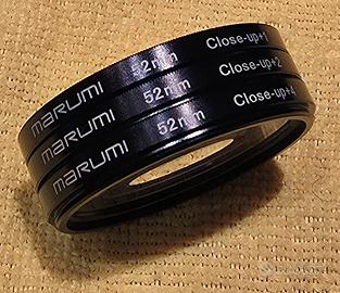 Tre filtri fotografici close-UP