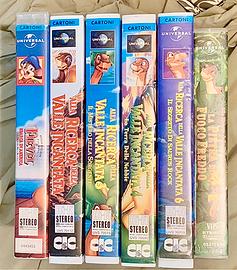 Lotto 6 vhs Film Animazione Universal