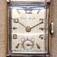 Orologio Bulova 1947 manuale, oro 10K, mod. lungo
