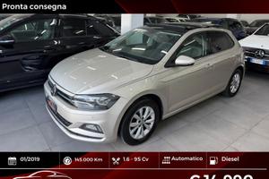 VW Polo 1.6 TDI 95 CV DSG TETTO FINANZIABILE
