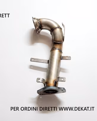 DOWNPIPE INOX TUBO RIMOZIONE CATALIZZATORE 1.4 MUL