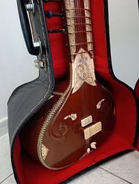 Sitar originale anni 70 restaurato custodia origin