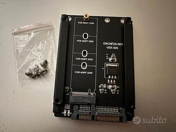 Adattatore 2.5 SSD M.2 a SATA SAT32M225 ENCNF2S