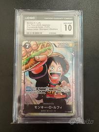 Monkey D. Luffy P-075 Promo Saikyo Jump CGC 10