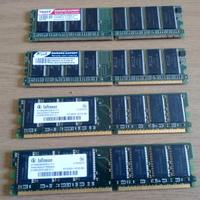 4 Banchi Di ram 512mb Ognuna DDR 400