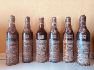 6 Bottiglie vino Spanna 1954 Campi Raudi Gattinara