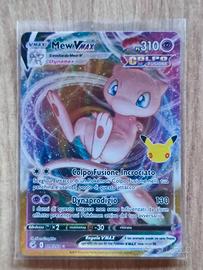 Mew VMax Pokemon 30th anniversario ita italiano 