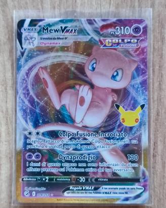Mew VMax Pokemon 30th anniversario ita italiano 