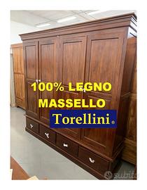 Mobile Armadio 100% Legno Massello