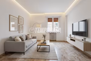 Ampio trilocale al primo piano in zona servita