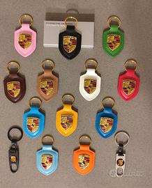 Portachiavi PORSCHE in pelle o acciaio