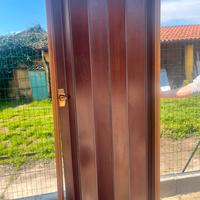 Porta soffietto legno esterno Pvc interno