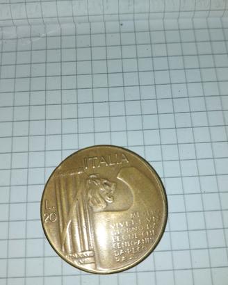 moneta  Benito Mussolini £20