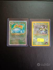 Lotto 2 carte Pokémon venusaur