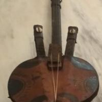 Strumento Musicale Antico Decorativo Senegalese