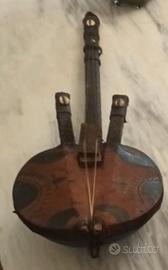 Strumento Musicale Antico Decorativo Senegalese