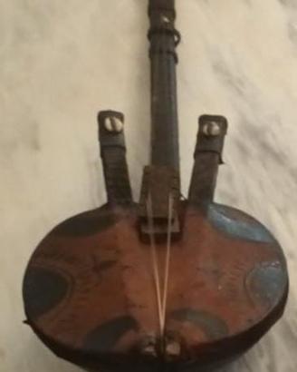 Strumento Musicale Antico Decorativo Senegalese