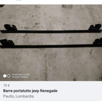 Barre tetto jeep