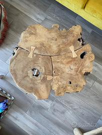 Tavolino legno massiccio