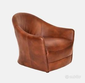 Poltrona nuova in pelle