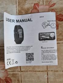 Orologio della salute, ASI, ricaricabile con USB,