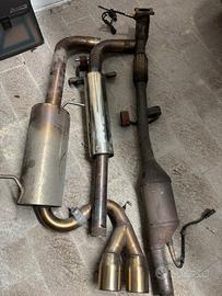Scarico Sportivo Lupo Gti, catalizzatore originale