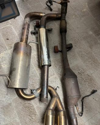 Scarico Sportivo Lupo Gti, catalizzatore originale