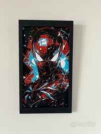 Quadro Spiderman Stampa 3D