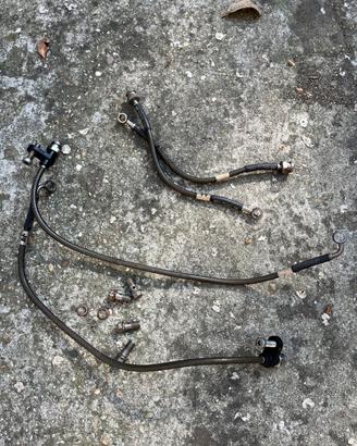 Tubi freno in treccia ABARTH 124