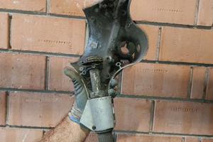 manubrio piaggio vespa px vernice originale grigio