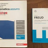 libri:  Matematica azzurro 4;   Ossessione...