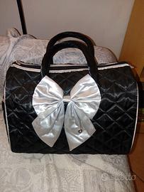 🎄Borsa bauletto con fiocco argentato