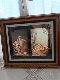 Quadro "Pane e vino" di Gregorio Sciltian