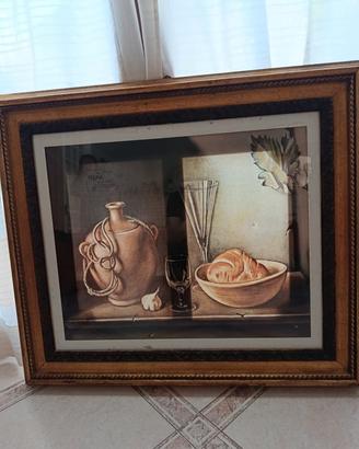 Quadro "Pane e vino" di Gregorio Sciltian