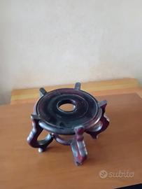 Supporto in legno per vaso