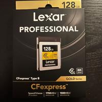 CFexpress 128gb GOLD + lettore