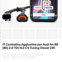 Centralina aggiuntiva  Audi A4 B8 2.0 TDI 143 CV